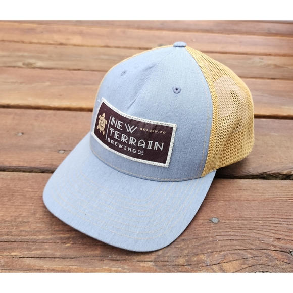 NEW, New Terrain Brewing Co. Golden Colorado Snapback Trucker Ball Cap - Picture 5 of 8